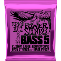 Ernie Ball Power slinky 5 cordes 50-135 - Vue 1