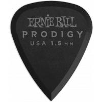 Ernie Ball Mediators prodigy sachet de 6 noir standard 1,5mm - Vue 1