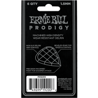 Ernie Ball Mediators prodigy sachet de 6 noir mini 1,5mm - Vue 3