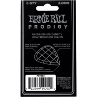 Ernie Ball Mediators prodigy sachet de 6 blanc standard 2mm - Vue 3