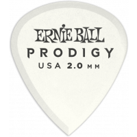 Ernie Ball Mediators prodigy sachet de 6 blanc mini 2mm - Vue 1
