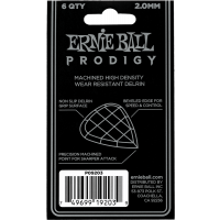 Ernie Ball Mediators prodigy sachet de 6 blanc mini 2mm - Vue 3
