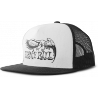 Ernie Ball Casquette noir et blanc - logo aigle eb noir - Vue 1