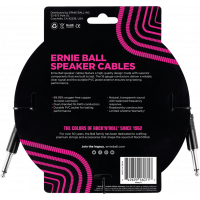 Ernie Ball Cables haut-parleur classic jack/jack 91cm noir - Vue 2