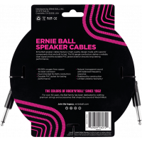 Ernie Ball Cables haut-parleur classic jack/jack 183cm noir - Vue 2
