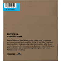 Dunlop Filés plats medium scale 5 cordes 45-105 - Vue 2