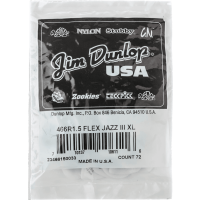 Dunlop Tortex Flex Jazz III XL 1,50mm sachet de 72 médiators - Vue 1