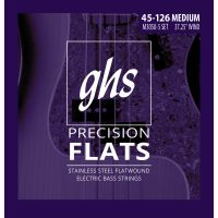 GHS M3050-5 Bass Precision Flats 5 cordes Medium 45-126 - Vue 1