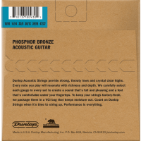 Dunlop Acoustic phosphor bronze light 12 cordes - Vue 2
