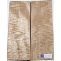 Lutherie Erable - 4A flamed maple 530x190x30x2 - Vue 1