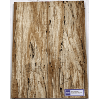 Lutherie Erable - 4A spalted maple 530x190x30x2 - Vue 1