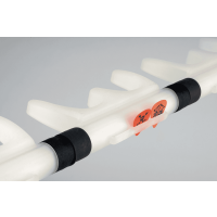 K&M 17515 Support universel Guardian translucide pour 5 guitares - Vue 4