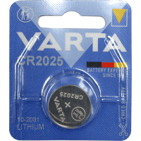 Varta Pile lithium CR2025 (Blister d'une pile) - Vue 1