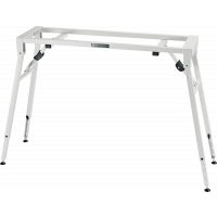 K&M Support de clavier blanc - Vue 1