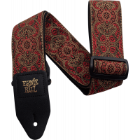 Ernie Ball Sangle jacquard crimson paisley - Vue 1