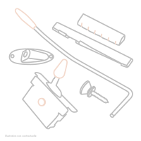 Music Man sélecteur 3 positions en ligne pour basse Sting Ray 5 ou Sterling 5 - Vue 1