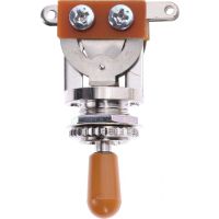 ESP SELECTEUR 3P.LP NICKEL BOUT.AMBR SEL125NI-A - Vue 1