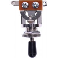 ESP SELECTEUR 3P.LP NICKEL BOUT.NOIR SEL125NI-N - Vue 2