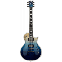 ESP E-II Eclipse Burled Maple Blue Natural Fade - Vue 1