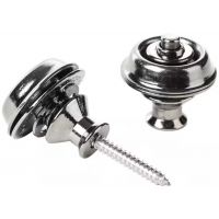 Dunlop Straplock Dual - Black Chrome - Vue 1