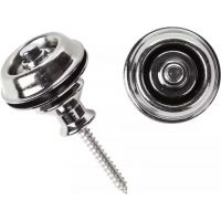 Dunlop Straplock Dual - Black Chrome - Vue 2