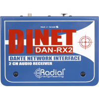 Radial Récepteur DANTE 2 canaux EtherCon - Vue 2