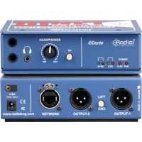 Radial Récepteur DANTE 2 canaux EtherCon - Vue 3