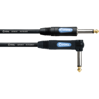 Cordial Câble guitare jack 1,5m droit/coudé - Vue 1