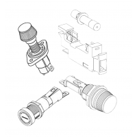 Algam Porte fusible complet Ampeg SVT-VR - Vue 1