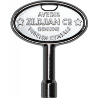 Zildjian Clé d'accordage batterie chromé avec logo Zildjian - Vue 1