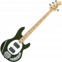 STERLING BY MUSIC MAN Stingray RAY4HH, 2 Humbuckers, Olive - Vue 2