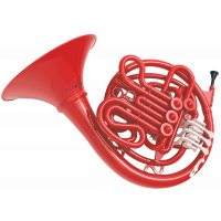 Coolwind Cor d'harmonie en plastique rouge - Vue 1