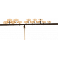 Sabian Set de Crotales Aigues avec mounting Bar et Stand - Vue 1