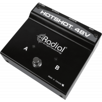 Radial HotShot 48V - sélecteur pour microphone statique - 2 sorties - Vue 1