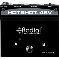 Radial HotShot 48V - sélecteur pour microphone statique - 2 sorties - Vue 1
