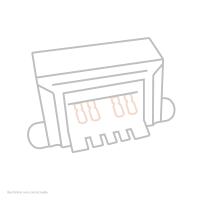 Mackie Transfo Alim HR824MkII - Vue 1