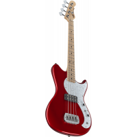 G&L Tribute Fallout Bass Candy Apple Red - Vue 3