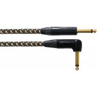 Cordial Câble guitare jack coudé tweed 25e anniversaire 6 m - Vue 1