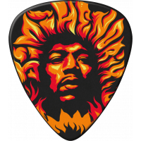 Dunlop Player's Pack 6 médiators Jimi Hendrix Fire  - Vue 2