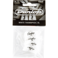 Dunlop Sachet de 4 médiators Pouces Blancs XL  - Vue 1