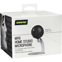 Shure MV5-B Micro numérique podcast USB à condensateur - Vue 2