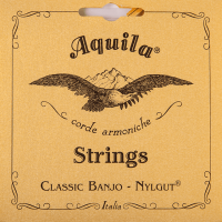 Aquila 1B Nylgut Jeu Banjo 5 cordes Old Style, Tirant medium - Vue 1