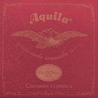 Aquila 64C Gut & Silk 900 Jeu Guitare Classique Ancienne XXe - Vue 1