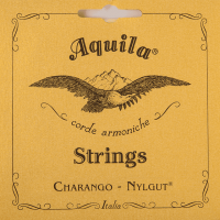 Aquila 7CH Nylgut Jeu Charango 7 cordes, (six corde à l'unité + 1 double) - Vue 1