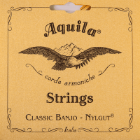 Aquila 7B Nylgut Jeu Minstrel banjo 5 cordes, dGDF#A, Tirant médium - Vue 1