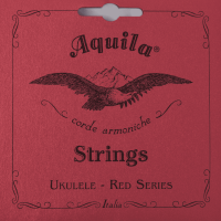 Aquila 84U Reds Jeu Ukulélé soprano, GCEA , Sol grave - Vue 1