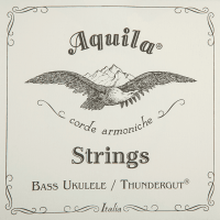 Aquila 69U Thundergut Jeu Ukulélé basse 5 cordes, BEADG - Vue 1