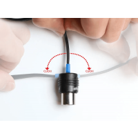 EBS câble MIDI BlueDot plat à tête flexible 28 cm - Vue 2