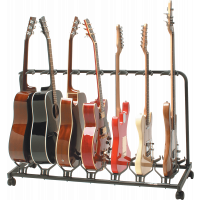 Quiklok GS/471 stand pour 7 guitares avec roulettes - Vue 2