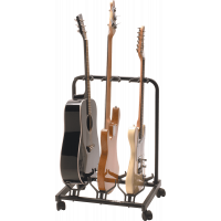 Quiklok GS/430 stand pour 3 guitares avec roulettes - Vue 2